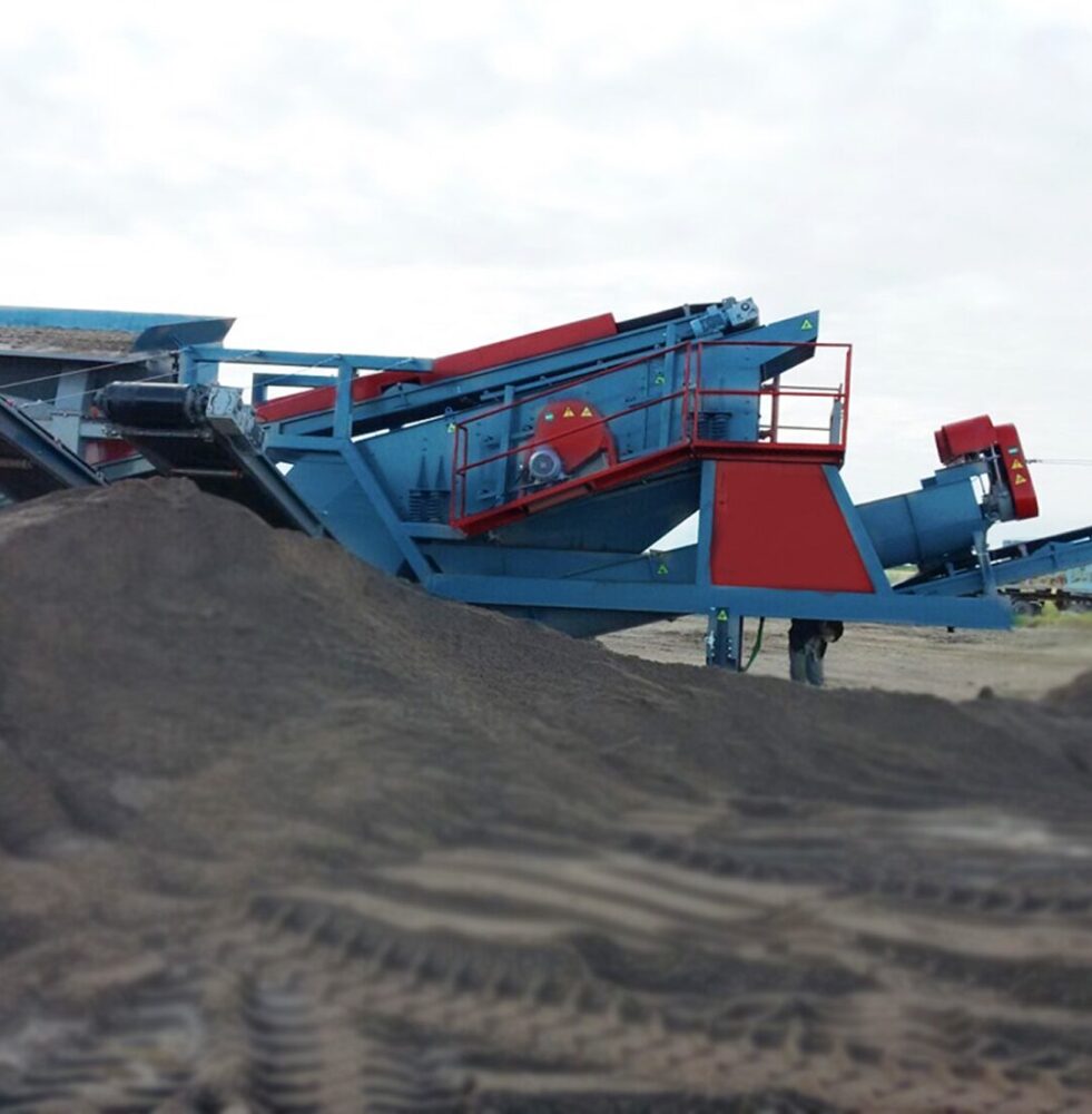 Грохоты полумобильные