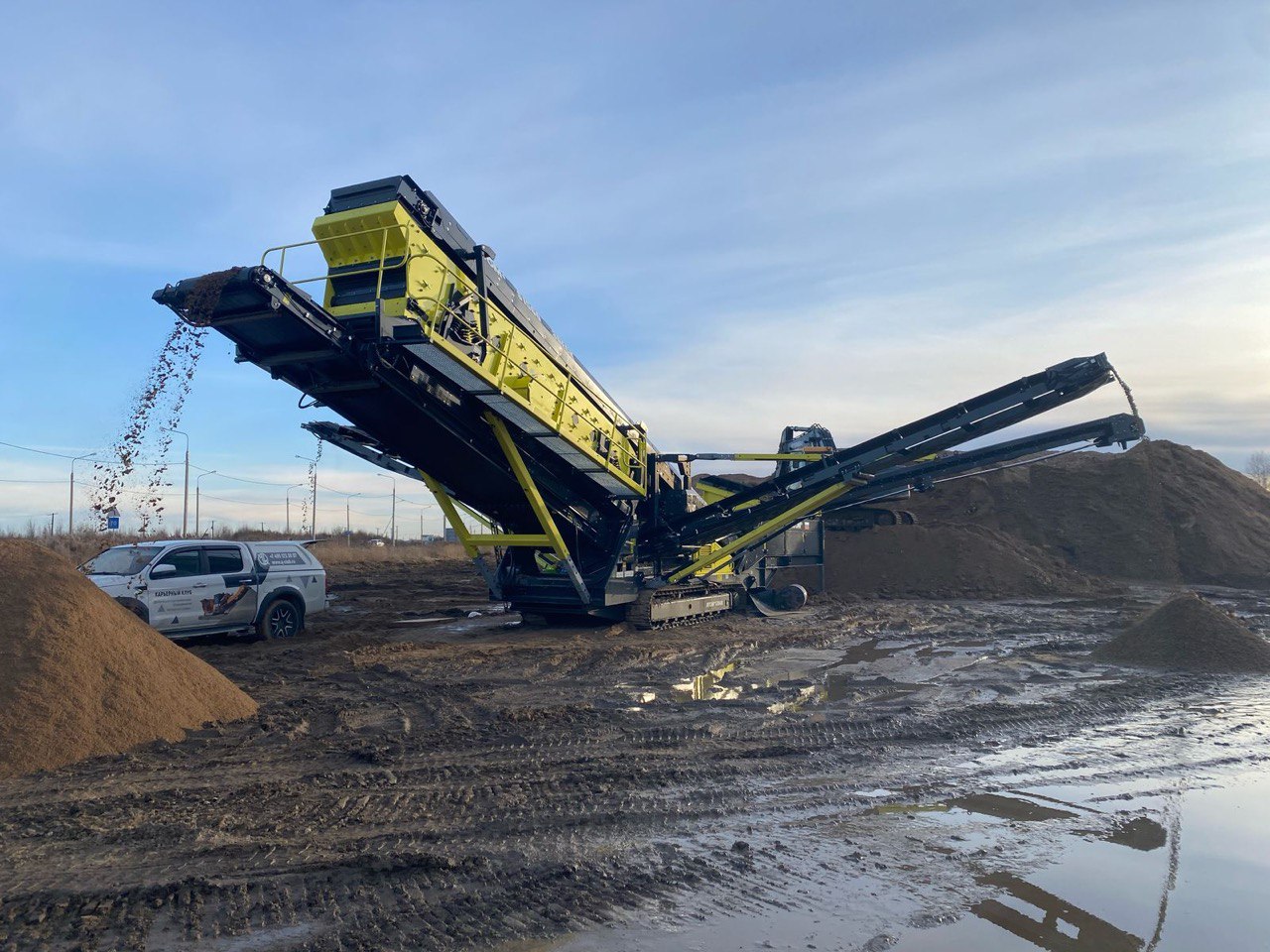 Сортировка песчано-гравийной смеси (ПГС) АТОМ S1560