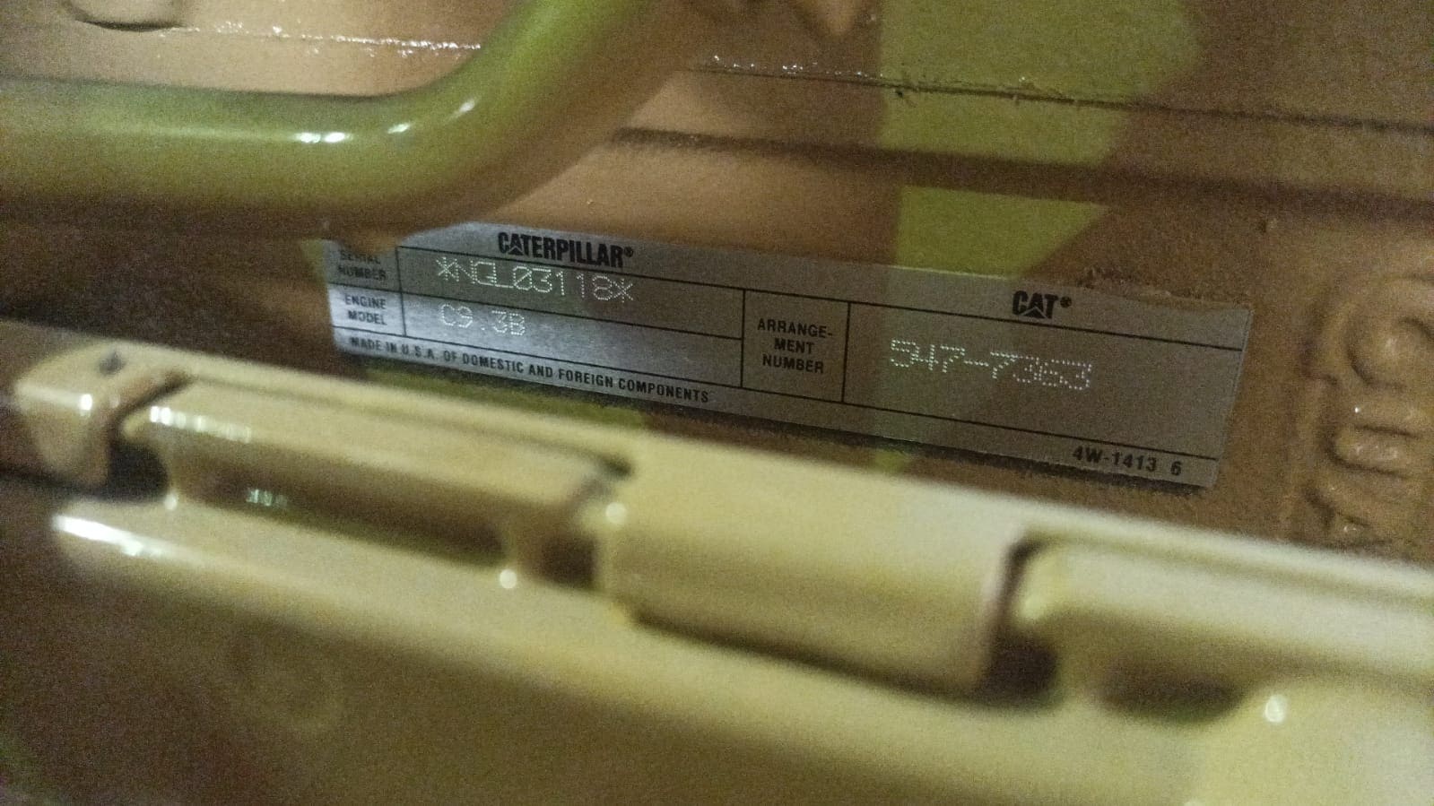 Двигатель Caterpillar C9.3B